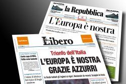 Italia in delirio: l’Europa è nostra!