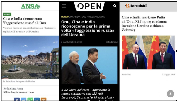 No, Cina e India non hanno riconosciuto l’aggressione russa dell’Ucraina