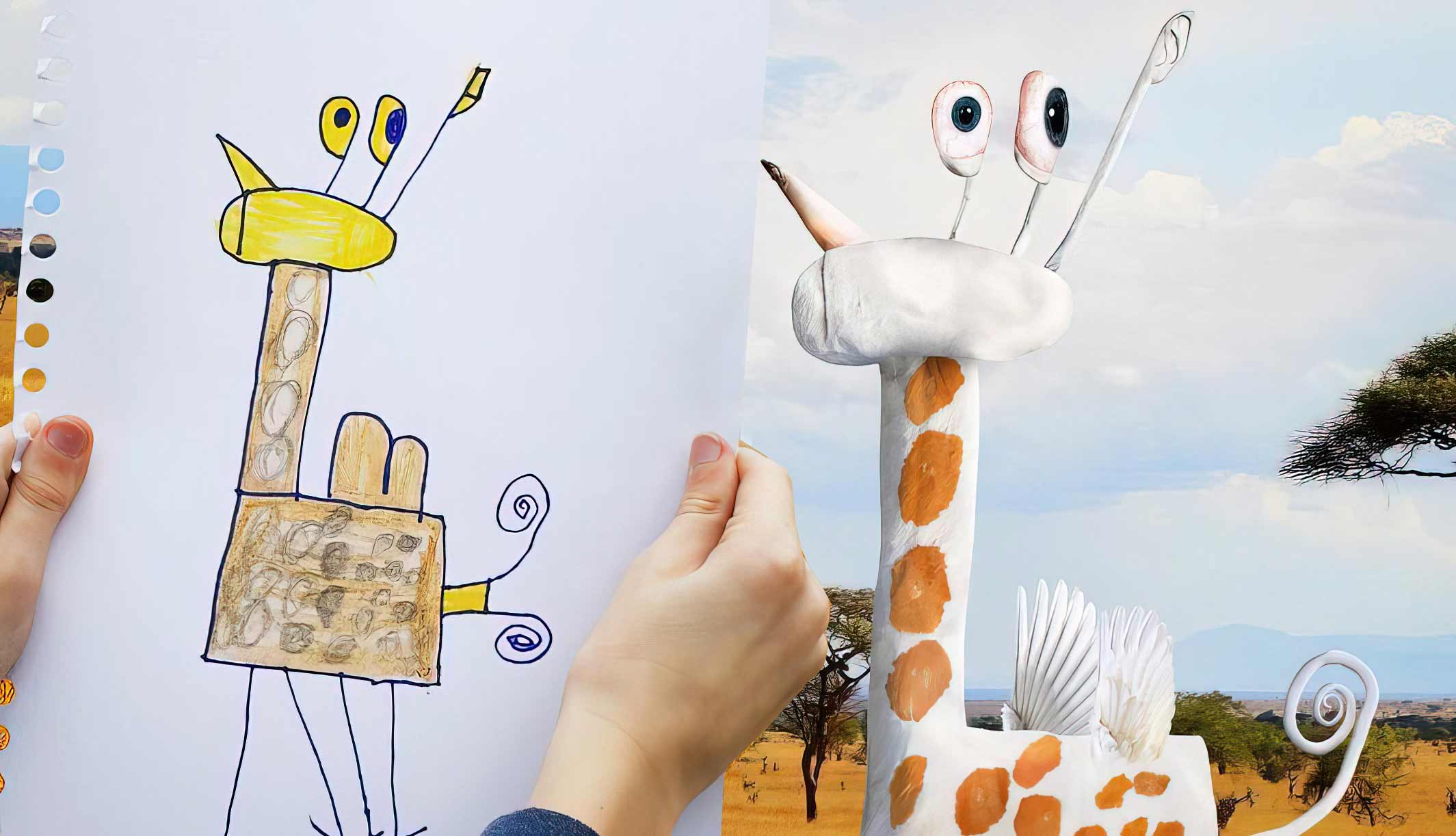 La giraffa, il giraff… e le giraffe bianche 