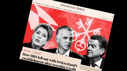 Il Financial Times: UBS e Berna sono ai ferri corti