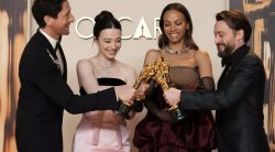 Oscar il trionfo di “Anora”, 5 statuette. Adrien Brody ancora miglior attore