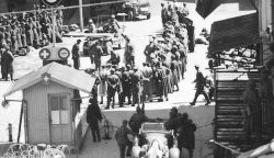 Quando i soldati nazisti in ritirata minacciarono di forzare il confine svizzero a Chiasso