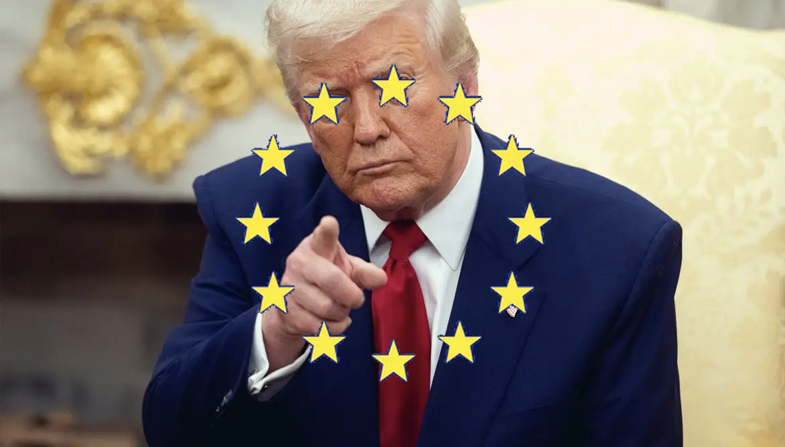 Trump, attacco all’Ue: “Dazi al 50% da giugno, parlare con loro non porta a nulla”. Piazza Affari crolla