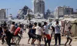 A Gaza 2.842 palestinesi «evaporati in una palla di fuoco»